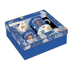 Coffret Cadeau|Petit Dejeuner>Easy Life 4 Mugs AQUARIUM