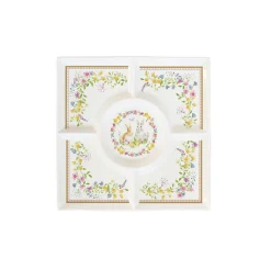 Services De Table En Porcelaine​|Happy Easter>Easy Life Assiette à apéritif compartimentée HAPPY EASTER