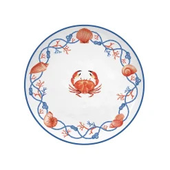 Services De Table En Porcelaine​|Côte De Mer>Easy Life Assiette à dessert crabe CÔTE DE MER
