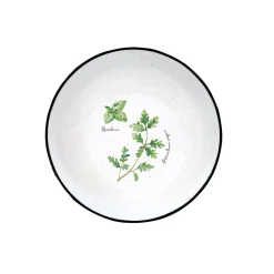 Quotidienne|Services De Table En Porcelaine>Easy Life Assiette creuse Ø 18 cm en porcelaine HERBARIUM