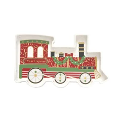 Noël|Services De Table En Porcelaine>Easy Life Assiette en forme de train POLAR EXPRESS