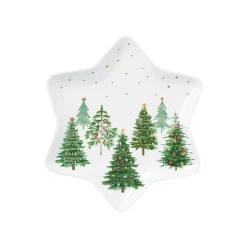 Services De Table En Porcelaine|Festive Trees>Easy Life Assiette en forme d’étoile FESTIVE TREES