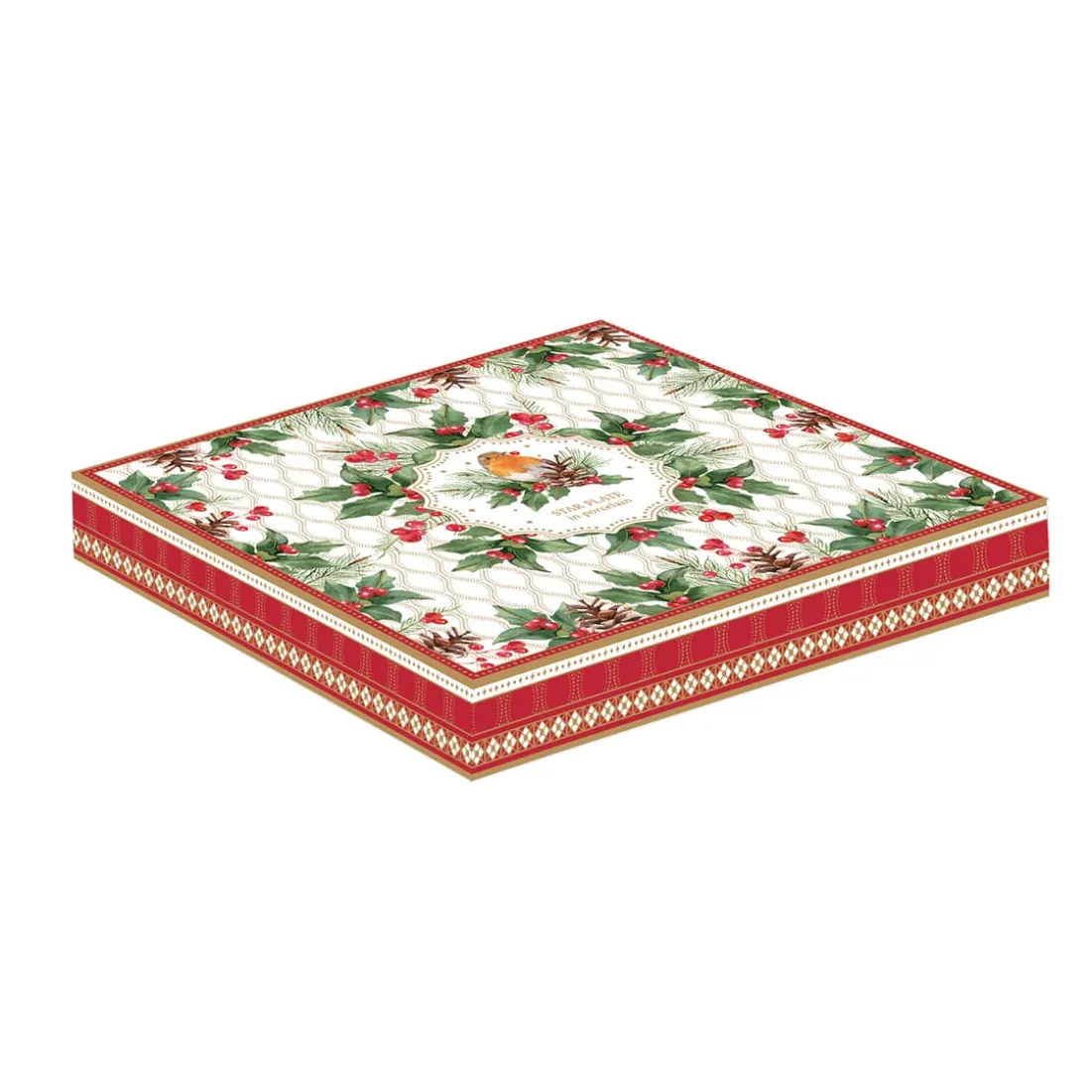 Noël|Services De Table En Porcelaine>Easy Life Assiette en forme d’étoile CHRISTMAS BERRIES