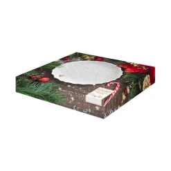 Noël|Services De Table En Porcelaine​>Easy Life Assiette HOLLY & BERRIES WHITE
