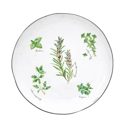 Quotidienne|Services De Table En Porcelaine​>Easy Life Assiette plate Ø 26 cm en porcelaine HERBARIUM
