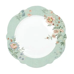 Romantique|Services De Table En Porcelaine​>Easy Life Assiette plate en porcelaine de Ø 26 cm ZEN GARDEN GREEN