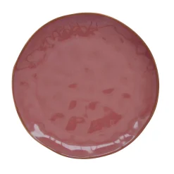 Moderne|Services De Table En Porcelaine​>Easy Life Assiette plate en porcelaine de Ø 26 cm BURGUNDY