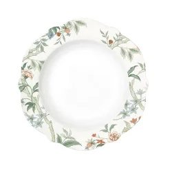 Romantique|Services De Table En Porcelaine​>Easy Life Assiette plate en porcelaine de Ø 26 cm ZEN GARDEN WHITE