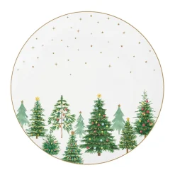 Services De Table En Porcelaine​|Festive Trees>Easy Life Assiette plate FESTIVE TREES