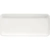 Moderne|Services De Table En Porcelaine​>Easy Life Assiette rectangulaire 36×16 cm Tiffany WHITE
