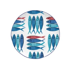Maritime|Services De Table En Porcelaine​>Easy Life Assiette SARDINE’S PARTY – Vers3