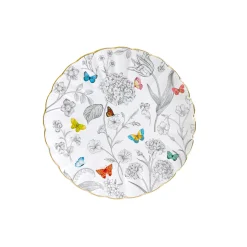 Nature|Services De Table En Porcelaine​>Easy Life AssietteFLEURS ET PAPILLONS