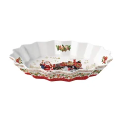 Noël|Services De Table En Porcelaine>Easy Life Assiiete ovale CHRISTMAS MEMORIES