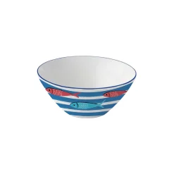 Maritime|Services De Table En Porcelaine​>Easy Life Bol Ø 16 cm SARDINE’S PARTY