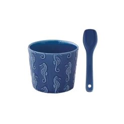 Services De Table En Porcelaine​|Sea Life>Easy Life Bol à glace avec cuillère – versSEA horse SEA LIFE