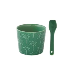 Nature|Services De Table En Porcelaine​>Easy Life Bol à glace avec cuillère TROPICANA