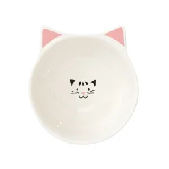 Gamelle Pour Animaux En Porcelaine|Pet Lovers>Easy Life Bol avec pieds antidérapants CATS FAMILY