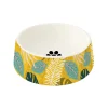 Gamelle Pour Animaux En Porcelaine|Pet Lovers>Easy Life Bol avec pieds antidérapantsTROPICAL YELLOW