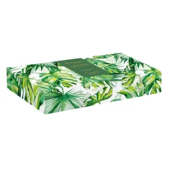 Moderne|Services De Table En Porcelaine​>Easy Life Bol feuille en porcelaine 30×13 cm LEAVES WHITE