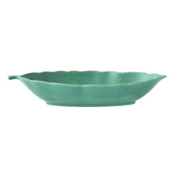 Moderne|Services De Table En Porcelaine​>Easy Life Bol feuille en porcelaine 30×13 cm LEAVES LIGHT GREEN