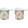 Ethnique|Petit Dejeuner>Easy Life Coffret 2 mugs ORIENTAL DREAMS