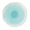 Moderne|Services De Table En Porcelaine​>Easy Life Coffret de 6 assiettes en porcelaine Ø16 cm GREEN