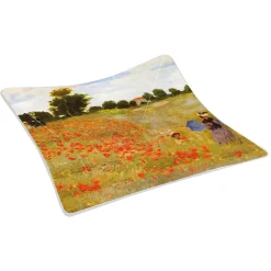 Masterpiece|Services De Table En Porcelaine>Easy Life Coupelle en verre de qualité supérieure 13×13 cm LA PROMENADE (POPPIES)