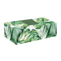 Moderne|Services De Table En Porcelaine​>Easy Life Ensemble apéritif avec plateau en bambou et 2 bols en porcelaine en forme de feuille MADAGASCAR