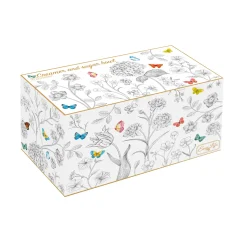 Nature|Petit Dejeuner>Easy Life Ensemble crémier et sucrier FLEURS ET PAPILLONS