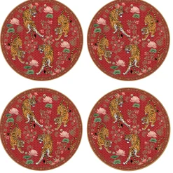 Ethnique|Services De Table En Porcelaine​>Easy Life Ensemble de 4 assiettes àdessert BENGALA