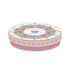 Romantique|Services De Table En Porcelaine​>Easy Life Ensemble de 4 assiettes àdessert SPRING PARADE