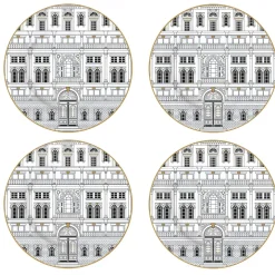 Ethnique|Services De Table En Porcelaine>Easy Life Ensemble de 4 assiettes àdessert PALAZZO