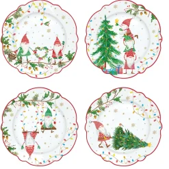 Noël|Services De Table En Porcelaine>Easy Life Ensemble de 4 assiettes àdessert Ready For CHRISTMAS