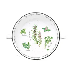 Quotidienne|Services De Table En Porcelaine​>Easy Life Ensemble de 2 bols avec poignées en porcelaine Ø 20 cm HERBARIUM