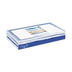 Maritime|Services De Table En Porcelaine​>Easy Life Ensemble de 3 bols avec un plateau BORD DE MER