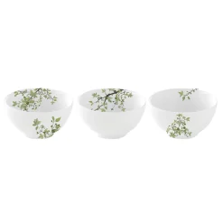 Nature|Services De Table En Porcelaine​>Easy Life Ensemble de 3 bols en porcelaine de diamètre 9,5 cm chacun NATURA