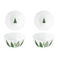 Services De Table En Porcelaine|Festive Trees>Easy Life Ensemble de 2 bols FESTIVE TREES