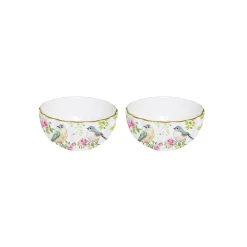 Romantique|Services De Table En Porcelaine​>Easy Life Ensemble de 2 bols SPRING TIME