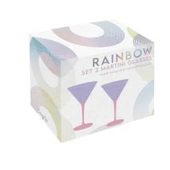 Services De Table En Porcelaine​|Rainbow>Easy Life Ensemble de 2 Martini calices RAINBOW