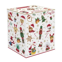 Noël|Petit Dejeuner>Easy Life Ensemble de 6 mugs avec couvercle et infuseur CHRISTMAS FRIENDS