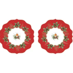 Noël|Services De Table En Porcelaine​>Easy Life Ensemble de 2 sets de table CHRISTMAS BERRIES