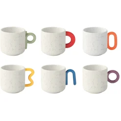 Quotidienne|Petit Dejeuner>Easy Life Ensemble de 6 tasses à café CREATIVE