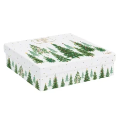 Petit Dejeuner|Festive Trees>Easy Life Ensemble de 4 tasses à café avec soucoupe FESTIVE TREES