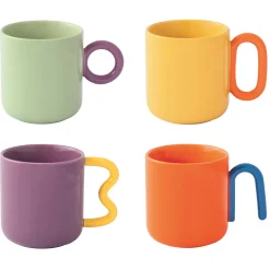 Petit Dejeuner|Creative>Easy Life Ensemble de 4 tasses CREATIVE