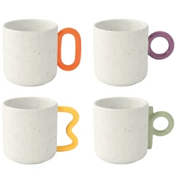 Petit Dejeuner|Creative>Easy Life Ensemble de 4 tasses CREATIVE