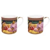 Masterpiece|Petit Dejeuner>Easy Life Ensemble de 2 tasses en porcelaine de 300 ml dans une boîte cadeau TAHITIAN WOMEN ON THE BEACH