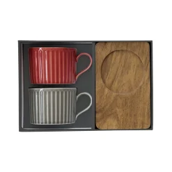 Quotidienne|Petit Dejeuner>Easy Life Ensemble de 2 tasses en porcellaine TAKE A BREAK ASS1