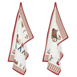 Noël|Services De Table En Porcelaine>Easy Life Ensemble de 2 torchons POLAR EXPRESS