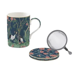 Coffret Cadeau|Petit Dejeuner>Easy Life Ensemble infuseur de 350 ml dans une boîte colorée MANDALAY