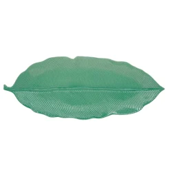 Moderne|Services De Table En Porcelaine>Easy Life Feuille en porcelaine 47×19 cm LEAVES LIGHT GREEN